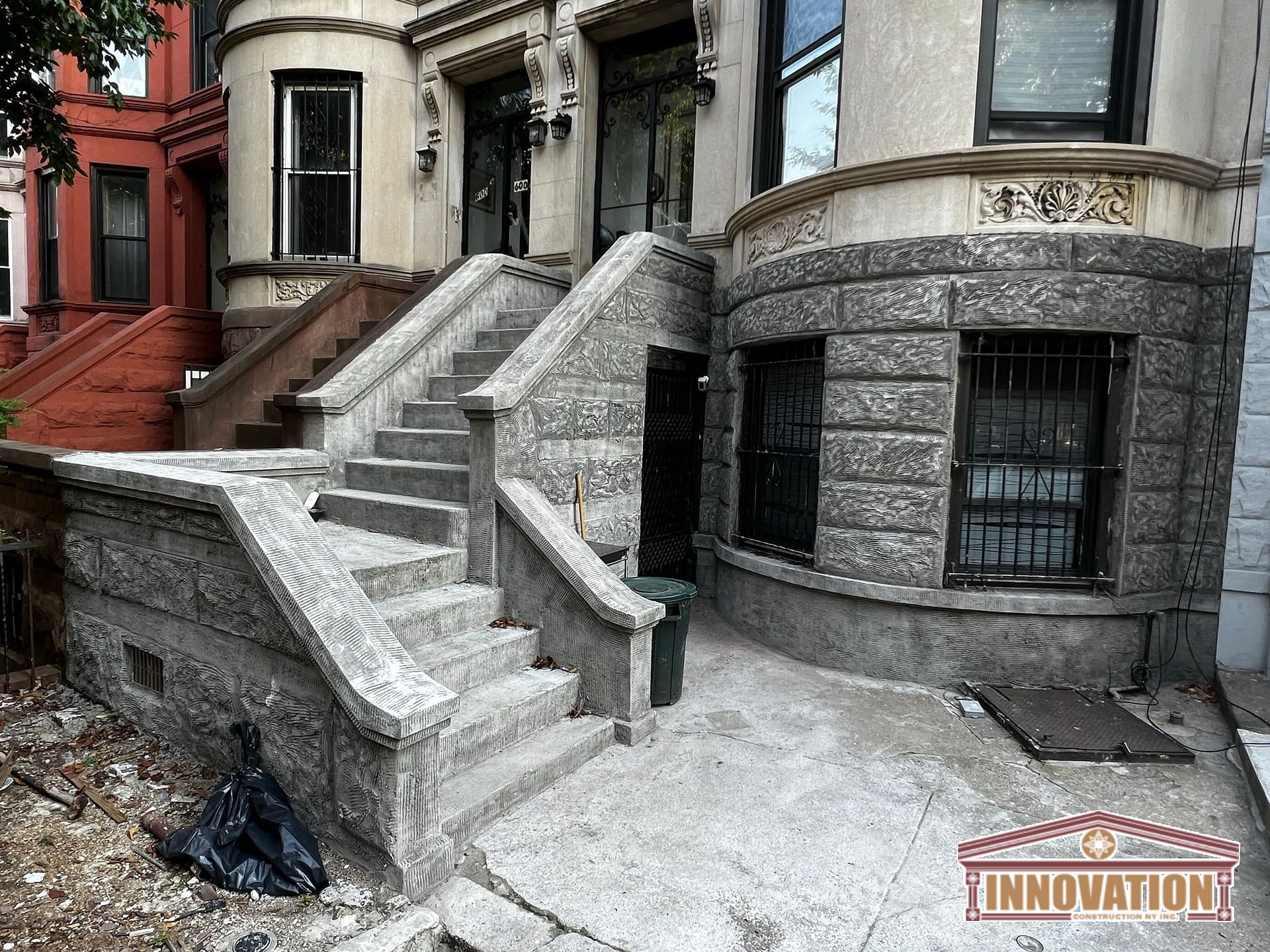 598 Easter Parkway Brooklyn Ny Brownstone Stoop Restoration ...